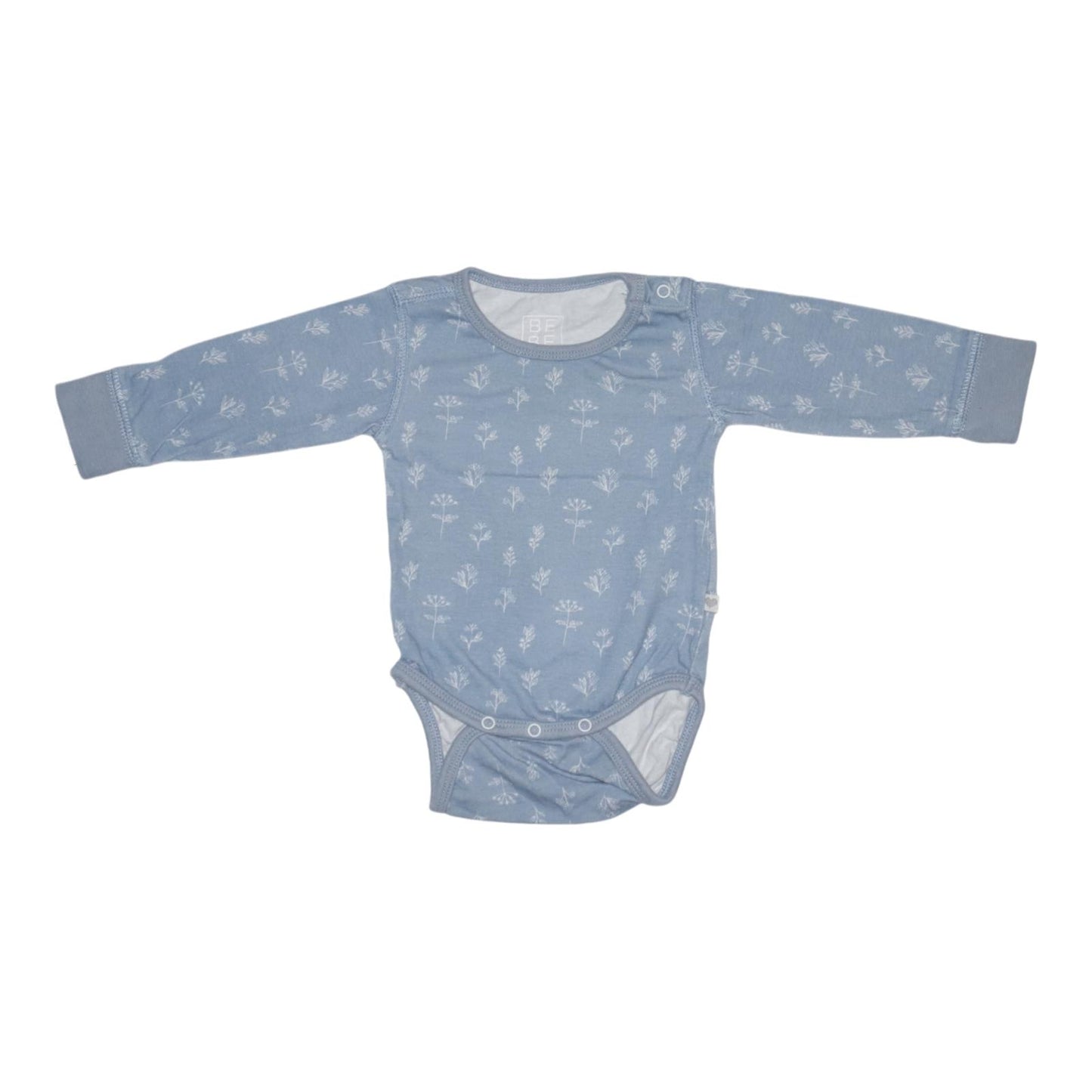 Långärmad Body (2 Pack) från BEBE - Storlek 60 - Ljusblå