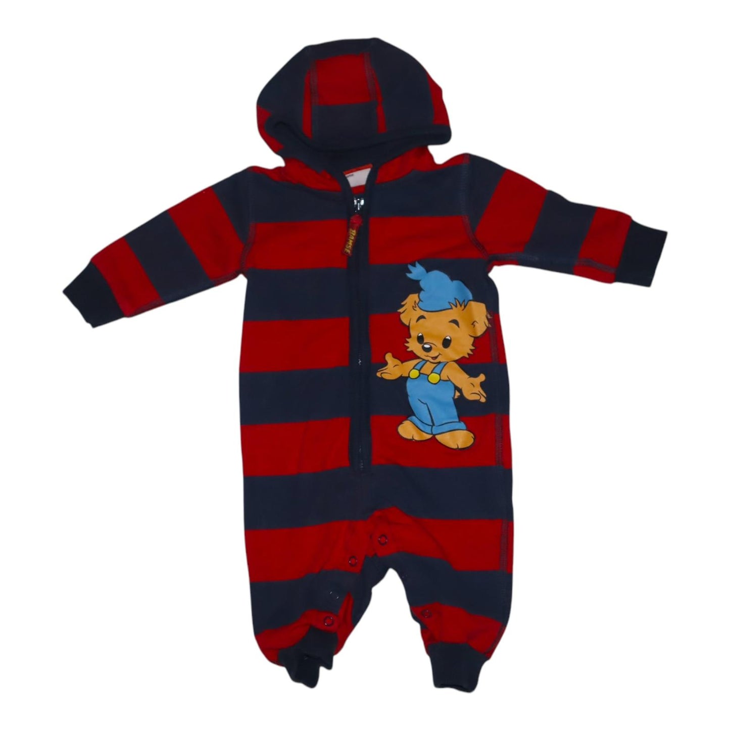 Jumpsuit från BAMSE by LINDEX - Storlek 62 - Röd & Mörkblå