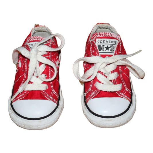 Sneakers från CONVERSE - Storlek 21 (Innermått 12.5cm) - Röd & Vit