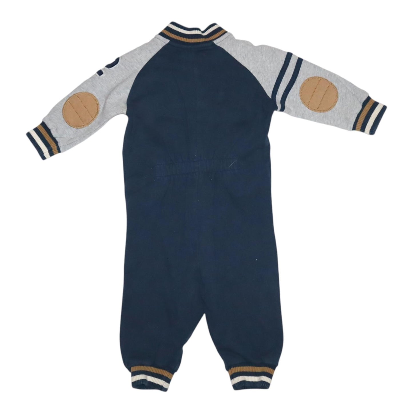 Tjock Jumpsuit från H&M L.O.G.G - Storlek 68 - Mörkblå & Grå