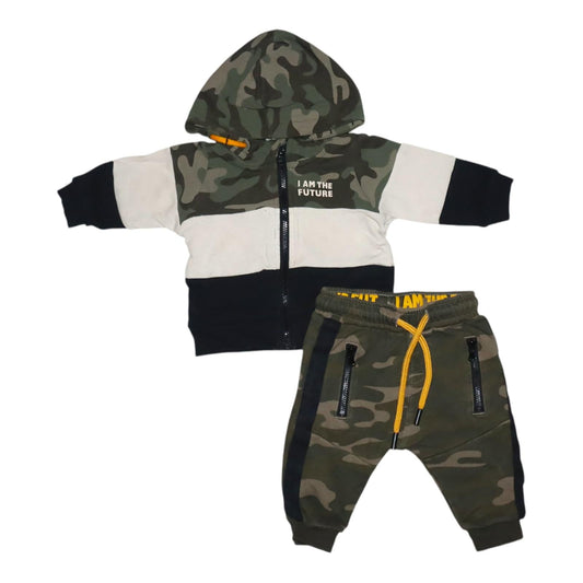 Tröja & Byxor Matchande Set från KappAhl - Storlek 62 - Grön & Svart