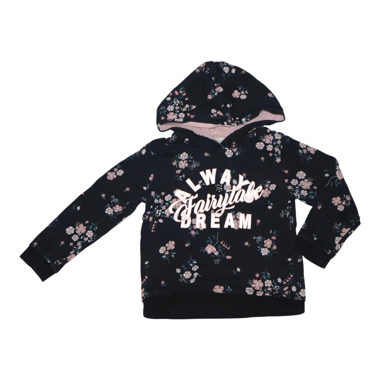 Tröja med huva från KappAhl - Storlek 98/104 - Svart