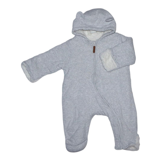 Fluffig Overall från H&M - Storlek 62 - Ljusgrå